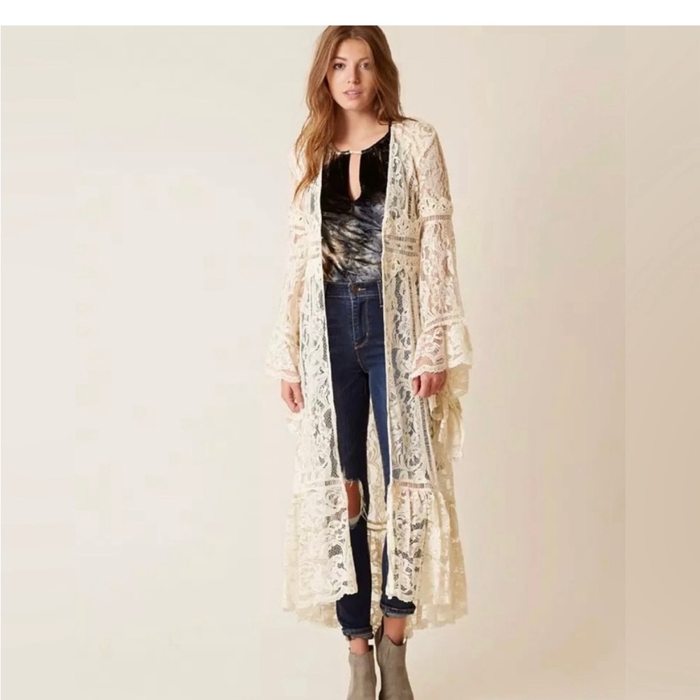 Free people Rhiannon lace kimono